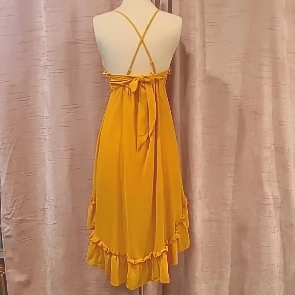 Blashe yellow dress szS - Picture 3 of 5
